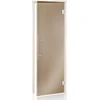 Andres Glass Solutions AD LUX stiklinės pirties durys, tonuotas stiklas, 70 x 210, Drebulė, Bronzinė