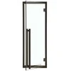 Andres Glass Solutions AD MODERN stiklinės pirties durys, skaidri stiklo spalva, 90 x 210