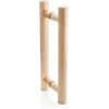 Andres Glass Solutions AD NATURAL stiklinės pirties durys, Matinis stiklas, 70 x 200, Juodalksnis, Matinė permatoma