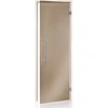 Andres Glass Solutions AD PREMIUM LIGHT stiklinės pirties durys, 80 x 200, Drebulė, Bronzinė