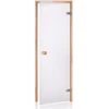 Andres Glass Solutions AD STANDART stiklinės pirties durys, Matinis stiklas, 70 x 200, Juodalksnis, Matinė permatoma