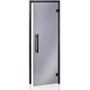 Andres Glass Solutions AD stiklinės pirties durys, Juodas rėmas, 70 x 210, Pilka