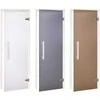 Andres Glass Solutions AD stiklinės pirties durys, Baltas rėmas, Matinis stiklas
