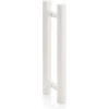 Andres Glass Solutions AD stiklinės pirties durys, Baltas rėmas, 80 x 190, Pilka