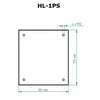 Apsauginis padėklas HL-1PS malkinėms krosnelėms SKAMET, juodas