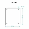 Apsauginis padėklas HL-2PT malkinėms krosnelėms SKAMET, juodas