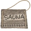 Timo Keraamika Durų lentelė SAUNA, tamsi