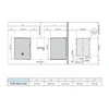 Elektrinė pirties krosnelė - HUUM Core Wall Combi 6, balta