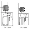 Elektrinė pirties krosnelė – SAWOTEC Savonia Combi, be valdymo pulto 10,5 kW
