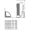 Elektrinė pirties krosnelė – SAWOTEC Tower Corner, be valdymo pulto, TH6-80NS-CNR