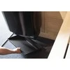HARVIA apsauginis padėklas ant sienos montuojamoms krosnelėms, juodas 370 x 270 mm