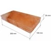 Išfrezuotos lygios himalajų druskos plytos 200x100x25mm