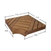 Kampinis gulto elementas moduliniams pirties gultams, pušies mediena 504x504 mm