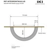 Krosnelės apvadas W710 - IKI WALL krosnelei