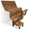 Modulinis pirties gultas ERGONOMIC, Termo-drebulės mediena, 2100 mm
