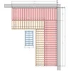 Modulinis pirties gultas OPTIMAL, Termo-drebulės mediena 2100 x 2700 mm