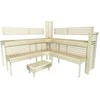Modulinis pirties gultas PREMIUM, Drebulės mediena 2400 x 2490 mm