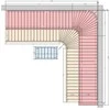 Modulinis pirties gultas PREMIUM, Drebulės mediena 2900 x 2990 mm