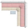 Modulinis pirties gultas PREMIUM, Drebulės mediena 3200 x 3290 mm