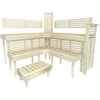 Modulinis pirties gultas PREMIUM, Drebulės mediena 2000 x 2090 mm