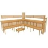 Modulinis pirties gultas PREMIUM, juodalksnio mediena 2900 x 2990 mm
