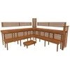 Modulinis pirties gultas PREMIUM, Termo-drebulės mediena 2900 x 2990 mm