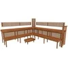 Modulinis pirties gultas PREMIUM, Termo-drebulės mediena 3200 x 3290 mm
