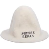 Namu Tekstile Pirties kepurė - PIRTIES ŠEFAS, balta