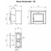 Novaslav Malkinė pirties krosnelė - NOVA HORIZONTAL 26