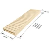 Pirties gultas, 600x2100 mm, Drebulė