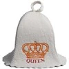 Pirties kepurė - QUEEN, balta