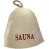 Pirties kepurė - Sauna, raudonu užrašu