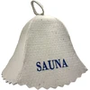 Pirties kepurė - Sauna, mėlynu užrašu