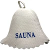 Pirties kepurė - Sauna, mėlynu užrašu