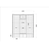 Pirties namelis - HARVIA Kaski 240 Panorama Canopy