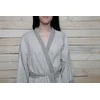 Rankų darbo lininis chalatas - kimono