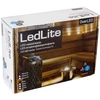 Sieninis šviestuvas Sauflex Saunos apšvietimas LedLite 6, auksinis