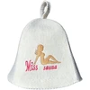 Shipelsky Pirties kepurė - Miss sauna, balta
