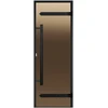 Stiklinės pirties durys HARVIA Legend 8x21, bronzinės