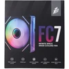 1STPLAYER FC7, 120 mm PWM ARGB korpuso ventiliatorius, juodas