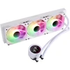 1STPLAYER TS4 360, 360 mm AIO procesoriaus aušintuvas, ARGB, LED ekranas, baltas