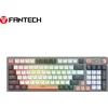 Fantech ATOM PRO96 RGB belaidė mechaninė klaviatūra, Pilka, Raudona Switch