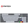 Fantech MAXFIT AIR99 RGB belaidė mechaninė klaviatūra, Pilka, Brown Switch
