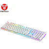 Fantech MAXFIT108 RGB laidinė mechaninė klaviatūra, Balta, Raudona Switch
