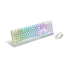 Klaviatūra MSI Vigor GK30 COMBO Baltas, klaviatūros ir pelės komplektas
