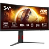 Monitorius AOC CU34G4 34 „, Fast VA, UWQHD, 180 Hz, 1 ms