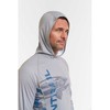 Marškinėliai Finntrail WAVE BIG FISH Pilkas 6609, Dydis: XL