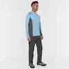 Marškinėliai su gobtuvu Finntrail WAVE BIG LOGO LightBlue 6614, Dydis: XL