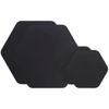Remonto lopai Gear Aid Tenacious Tape Hex, juodi, 4 vnt.