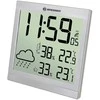 Sieninė meteorologinė stotelė Bresser TemeoTrend JC LCD RC, sidabrinės spalvos